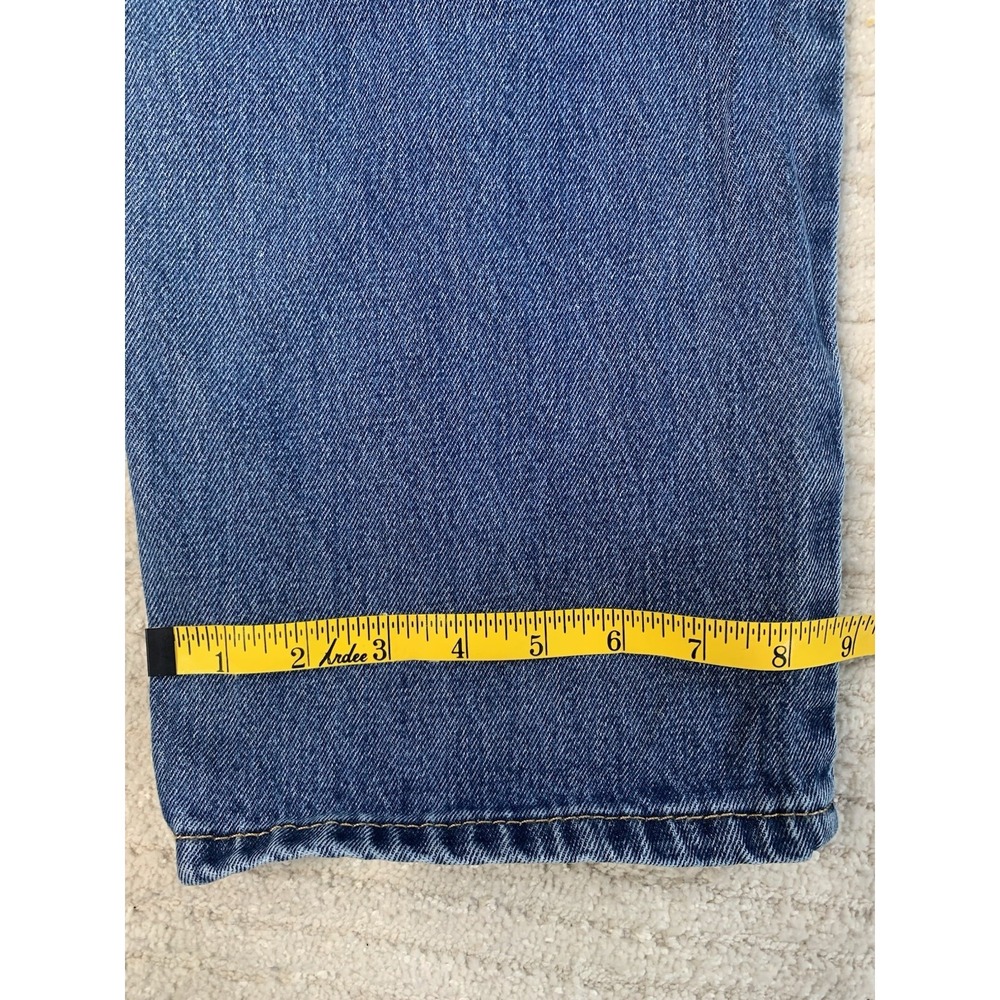 Levis 550 Men's Relaxed Tapered Jeans Vintage Y2K size 34x30 Blue Medium Wash - Picture 10 of 14